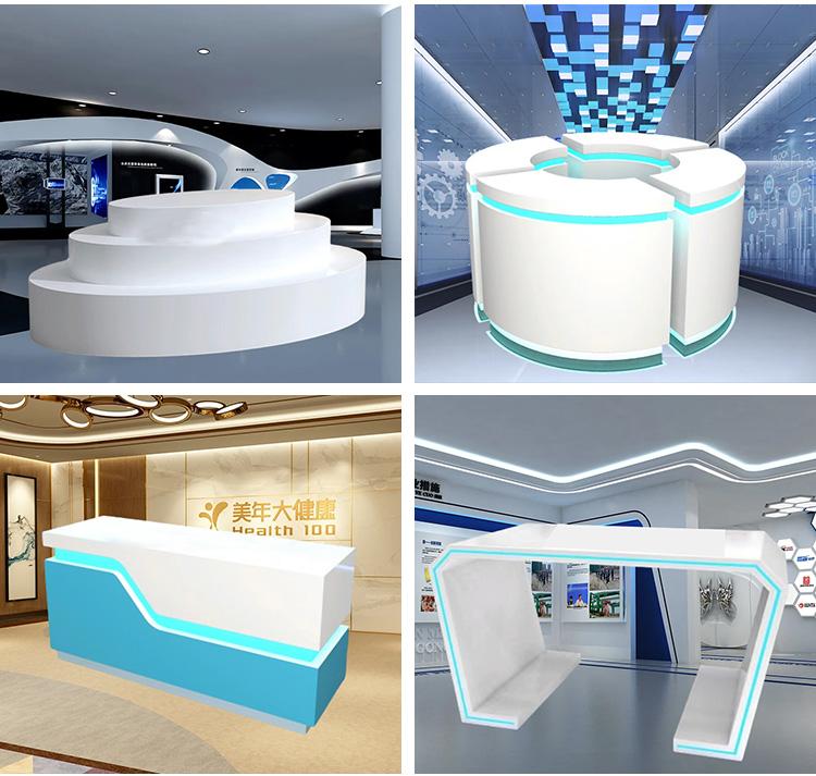 科技館展示臺設計的藝術與創新 烤漆異形展示臺與VR體驗桌的實戰分享