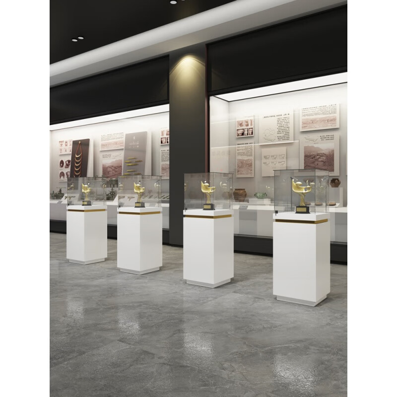 妙普樂2023新款高端烤漆展臺展示柜 重塑展廳美學與功能典范